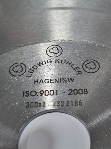 تیغ اره دیسکی آتشی 300 سه گل ترکیه 2.0 میل LUDWIG KOHLER FRICTION Circular Saw Blade
