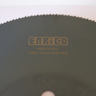 تیغ اره دیسکی آبصابونی آهن بر انریکو ENRICO 250*1.6*32 Z220 BW