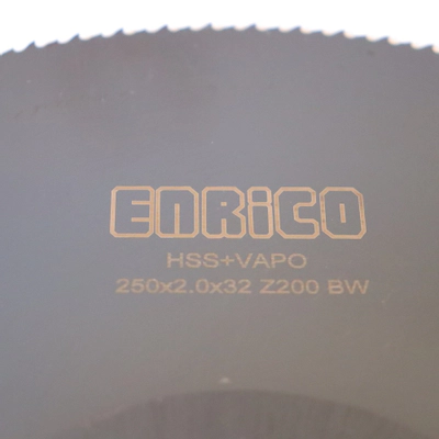 تیغ اره دیسکی آبصابونی آهن بر انریکو ENRICO 250*2.0*32 Z200 BW