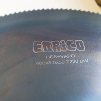 تیغ اره دیسکی آبصابونی آهن بر انریکو ENRICO 400*3.0*50 Z220 BW
