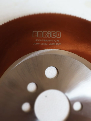 تیغ اره دیسکی آبصابونی فولادبر انریکو ENRICO 200*1.2*32 Z220 TICN BW