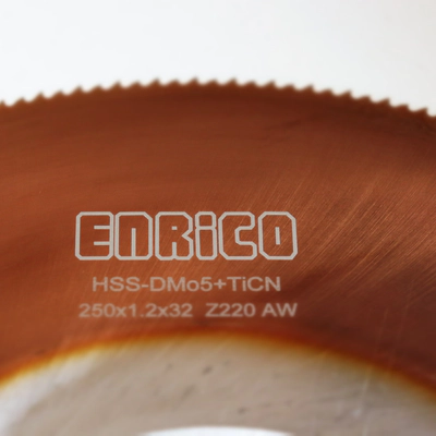 تیغ اره دیسکی آبصابونی فولادبر انریکو ENRICO 250*1.2*32 Z220 TICN BW