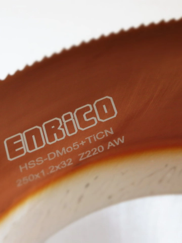 تیغ اره دیسکی آبصابونی فولادبر انریکو ENRICO 250*1.2*32 Z220 TICN BW