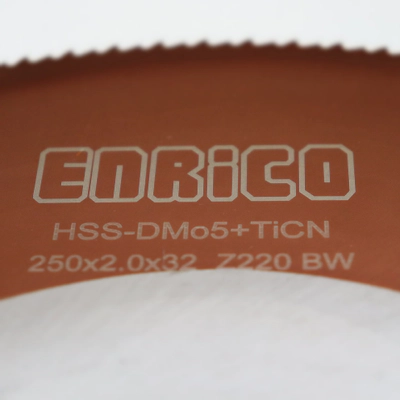 تیغ اره دیسکی آبصابونی فولادبر انریکو ENRICO 250*2.0*32 Z220 TICN BW