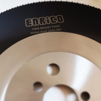 تیغ اره دیسکی آبصابونی استیل بر انریکو ENRICO 250*2.0*32 Z220 TIALN BW