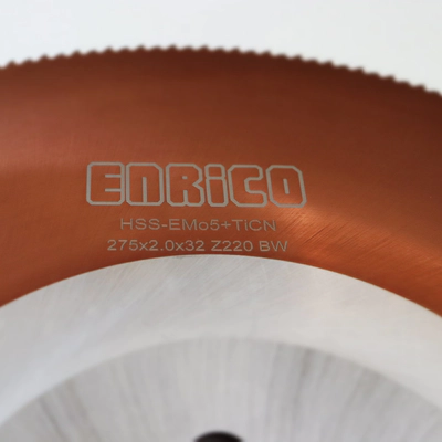 تیغ اره دیسکی آبصابونی استیل بر انریکو ENRICO 275*2.0*32 Z220 TICN BW