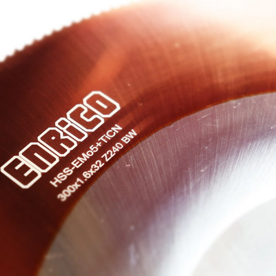 تیغ اره دیسکی آبصابونی استیل بر انریکو ENRICO 300*1.6*32 Z240 TICN BW