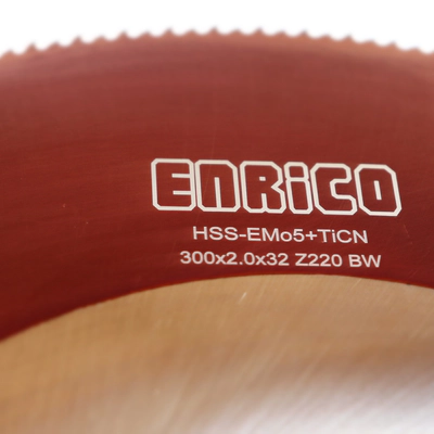 تیغ اره دیسکی آبصابونی استیل بر انریکو ENRICO 300*2.0*32 Z220 TICN BW