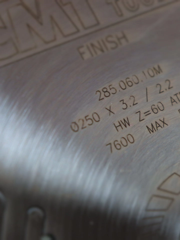 تیغ اره دیسکی الماسه چوب بر 250 دنده 60 سی ام تی ایتالیا