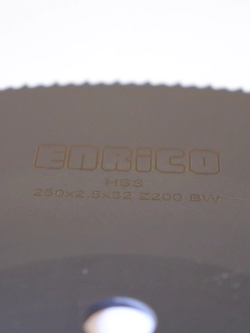 تیغ اره دیسکی آبصابونی آهن بر انریکو ENRICO 250*2.5*32 Z200 BW