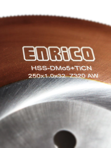 تیغ اره دیسکی آبصابونی فولادبر انریکو ENRICO 250*1.0*32 Z320 TICN AW