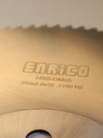 تیغ اره دیسکی آلومینیوم بر انریکو ENRICO 250*2.0*32 Z100 HZ