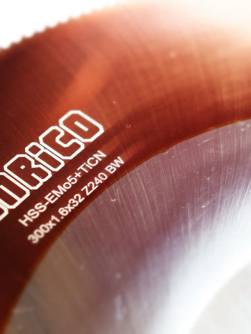 تیغ اره دیسکی آبصابونی استیل بر انریکو ENRICO 300*1.6*32 Z240 TICN BW